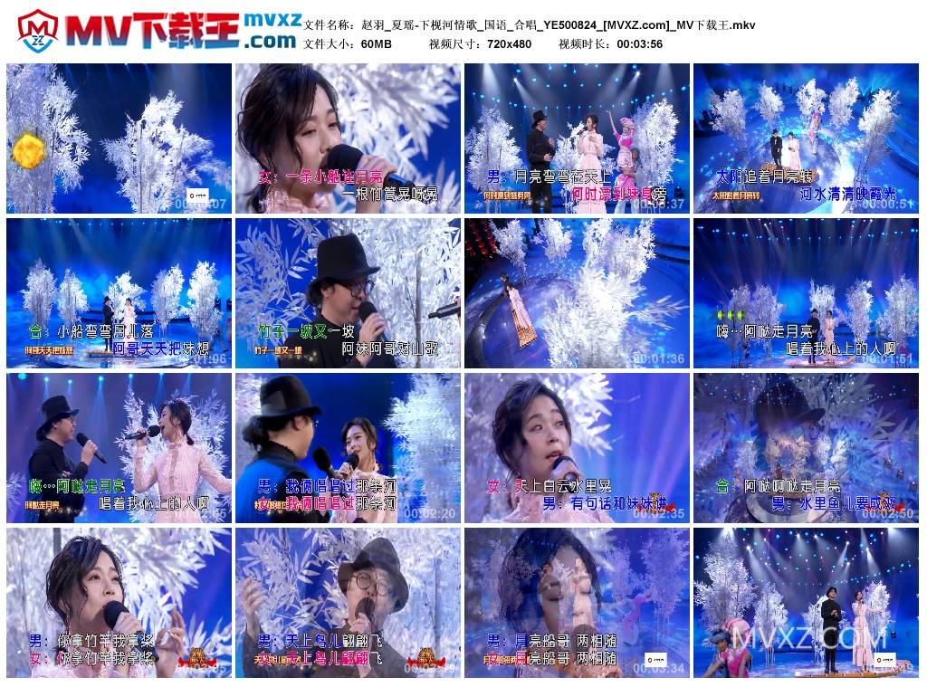 赵羽_夏瑶-下枧河情歌_国语_合唱_YE500824